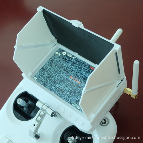 New Product Same White Color as Dji RC Quadcopter Fpv Monitor Integrated 5.8GHz/2.4GHz/1.2GHz Receiver